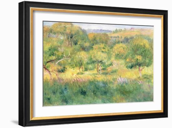 The Edge of a Forest in Brittany, 1893-Pierre-Auguste Renoir-Framed Giclee Print