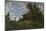 The Edge of the Woods at Monts-Girard, Fontainebleau Forest, 1852-54-Theodore Rousseau-Mounted Giclee Print