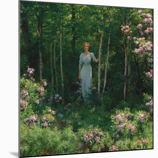 The Edge of the Woods-Charles Courtney Curran-Mounted Premium Giclee Print