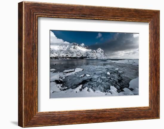 The Edge of the World Is in Lofoten-Philippe Sainte-Laudy-Framed Photographic Print