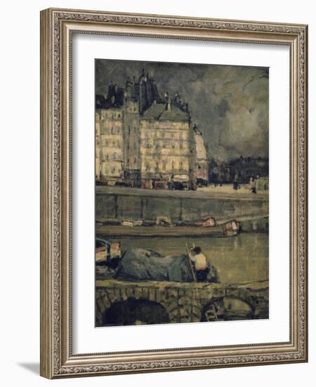 The Edges of the Seine, Paris, (1880-1924)-James Wilson Morrice-Framed Giclee Print