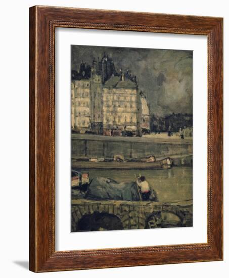 The Edges of the Seine, Paris, (1880-1924)-James Wilson Morrice-Framed Giclee Print