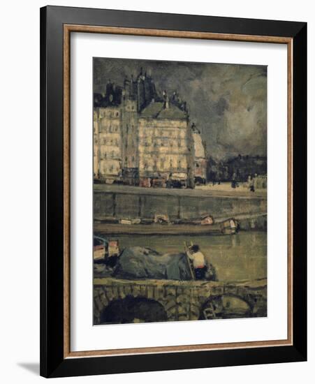 The Edges of the Seine, Paris, (1880-1924)-James Wilson Morrice-Framed Giclee Print