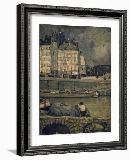 The Edges of the Seine, Paris, (1880-1924)-James Wilson Morrice-Framed Giclee Print