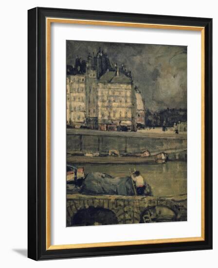 The Edges of the Seine, Paris, (1880-1924)-James Wilson Morrice-Framed Giclee Print