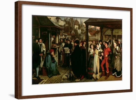 The Edict of Charles V, C.1861-Jan August Hendrik Leys-Framed Giclee Print