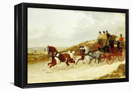 The Edinburgh and London Royal Mail, 1838-John Frederick Herring I-Framed Premier Image Canvas