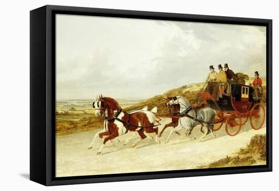 The Edinburgh and London Royal Mail, 1838-John Frederick Herring I-Framed Premier Image Canvas