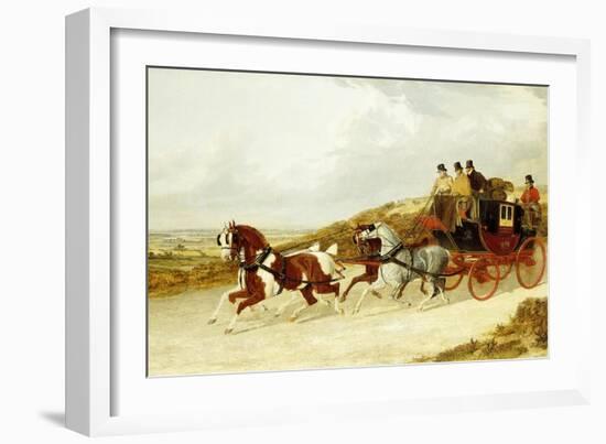 The Edinburgh and London Royal Mail, 1838-John Frederick Herring I-Framed Giclee Print