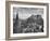 The Edinburgh Castle Sitting High on a Rock Above St. Cuthbert's Church-Hans Wild-Framed Photographic Print