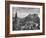 The Edinburgh Castle Sitting High on a Rock Above St. Cuthbert's Church-Hans Wild-Framed Photographic Print