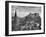 The Edinburgh Castle Sitting High on a Rock Above St. Cuthbert's Church-Hans Wild-Framed Photographic Print