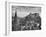 The Edinburgh Castle Sitting High on a Rock Above St. Cuthbert's Church-Hans Wild-Framed Photographic Print