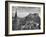 The Edinburgh Castle Sitting High on a Rock Above St. Cuthbert's Church-Hans Wild-Framed Photographic Print