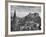 The Edinburgh Castle Sitting High on a Rock Above St. Cuthbert's Church-Hans Wild-Framed Photographic Print