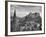 The Edinburgh Castle Sitting High on a Rock Above St. Cuthbert's Church-Hans Wild-Framed Photographic Print