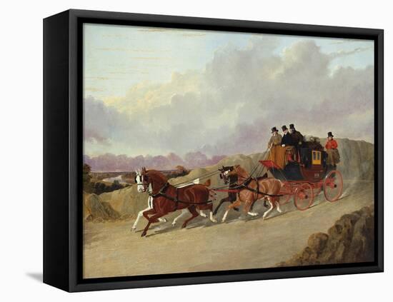 The Edinburgh to London Royal Mail Coach-John Frederick Herring I-Framed Premier Image Canvas