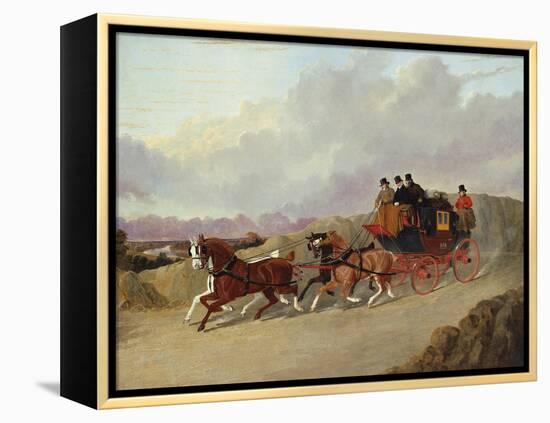 The Edinburgh to London Royal Mail Coach-John Frederick Herring I-Framed Premier Image Canvas