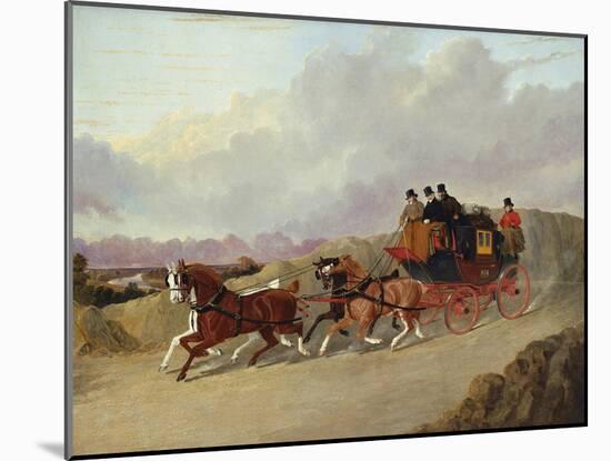 The Edinburgh to London Royal Mail Coach-John Frederick Herring I-Mounted Giclee Print