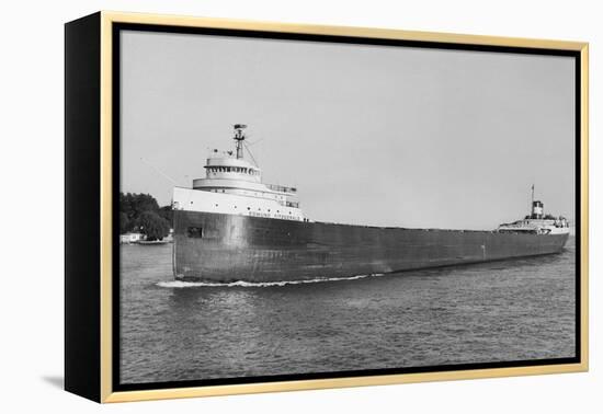 The Edmund Fitzgerald Sailing-null-Framed Premier Image Canvas