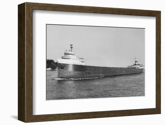 The Edmund Fitzgerald Sailing-null-Framed Photographic Print