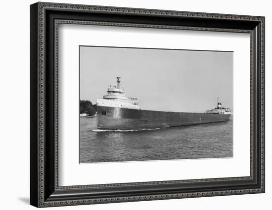 The Edmund Fitzgerald Sailing-null-Framed Photographic Print