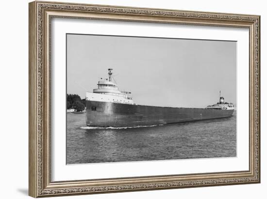 The Edmund Fitzgerald Sailing-null-Framed Photographic Print