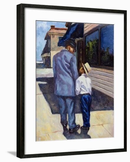 The Education of a King, 2001-Colin Bootman-Framed Premium Giclee Print