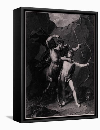 The Education of Achilles, 1794-Charles Clément Bervic-Framed Premier Image Canvas