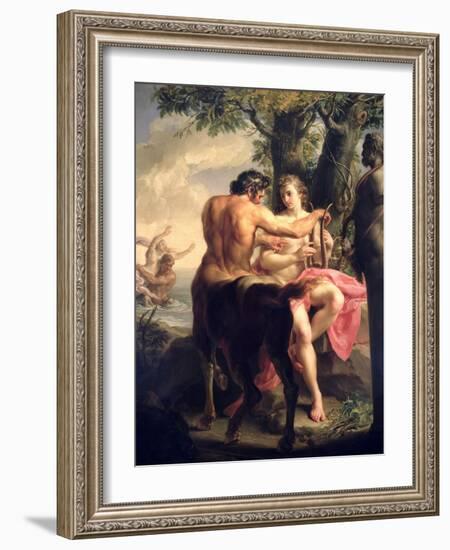 The Education of Achilles by Chiron, 1746-Pompeo Batoni-Framed Giclee Print