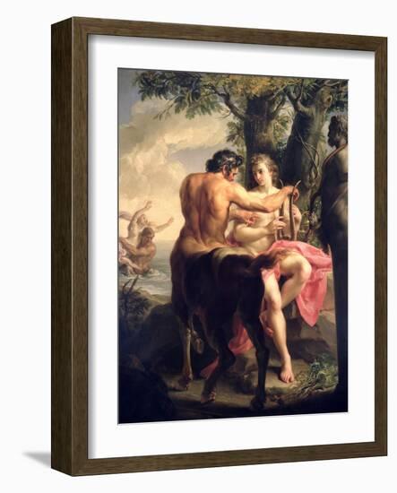 The Education of Achilles by Chiron, 1746-Pompeo Batoni-Framed Giclee Print