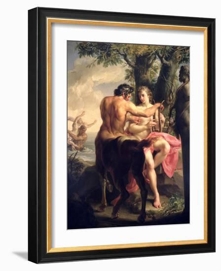 The Education of Achilles by Chiron, 1746-Pompeo Batoni-Framed Giclee Print