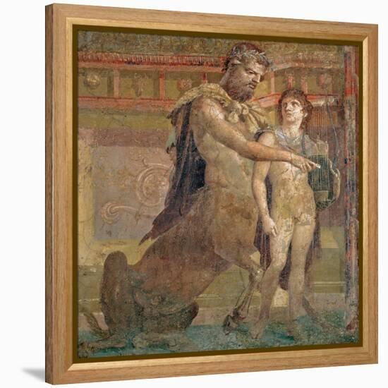 The Education of Achilles by Chiron, from Herculaneum-null-Framed Premier Image Canvas