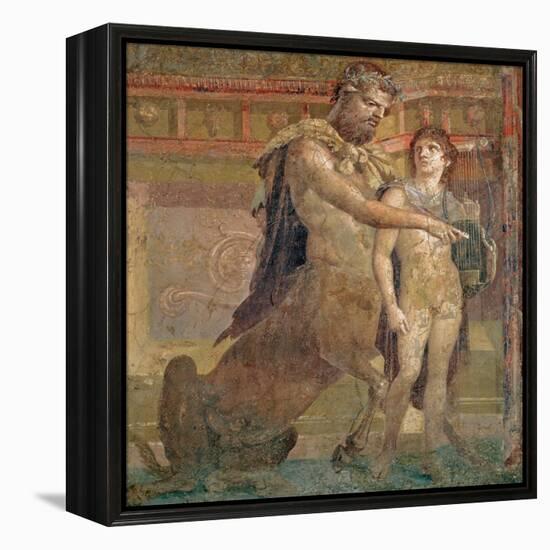 The Education of Achilles by Chiron, from Herculaneum-null-Framed Premier Image Canvas