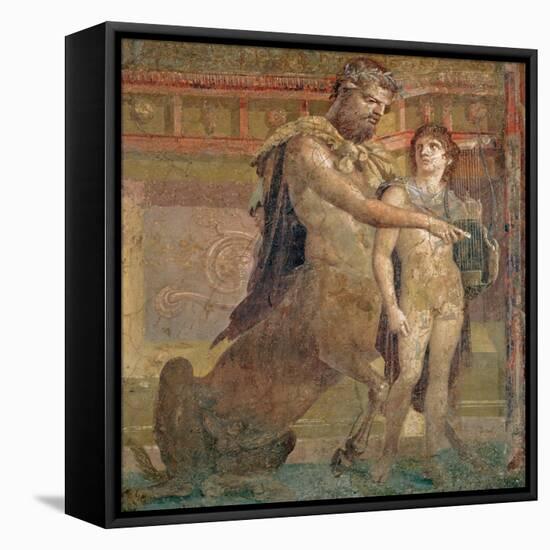 The Education of Achilles by Chiron, from Herculaneum-null-Framed Premier Image Canvas