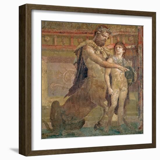 The Education of Achilles by Chiron, from Herculaneum-null-Framed Giclee Print