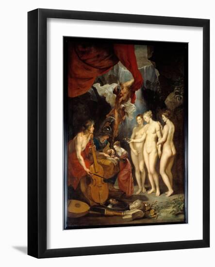 The Education of Mary of Medicis Allegorie Representing the Instruction of the Young Queen Mary of-Peter Paul Rubens-Framed Giclee Print