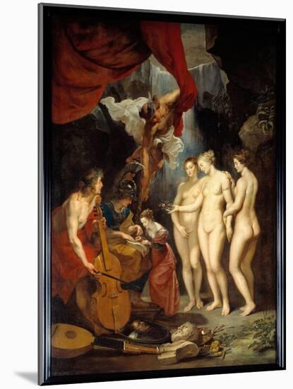 The Education of Mary of Medicis Allegorie Representing the Instruction of the Young Queen Mary of-Peter Paul Rubens-Mounted Giclee Print