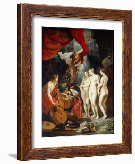 The Education of the Princess. (The Marie De' Medici Cycl)-Peter Paul Rubens-Framed Giclee Print