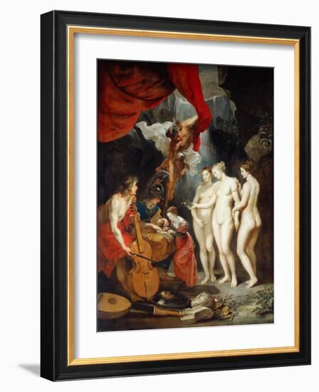 The Education of the Princess. (The Marie De' Medici Cycl)-Peter Paul Rubens-Framed Giclee Print