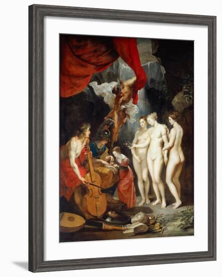 The Education of the Princess. (The Marie De' Medici Cycl)-Peter Paul Rubens-Framed Giclee Print