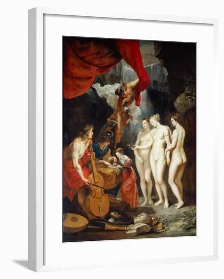 The Education of the Princess. (The Marie De' Medici Cycl)-Peter Paul Rubens-Framed Giclee Print