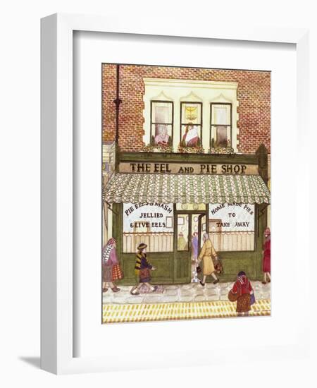 The Eel and Pie Shop, 1989-Gillian Lawson-Framed Giclee Print