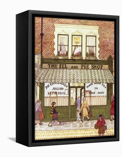 The Eel and Pie Shop, 1989-Gillian Lawson-Framed Premier Image Canvas
