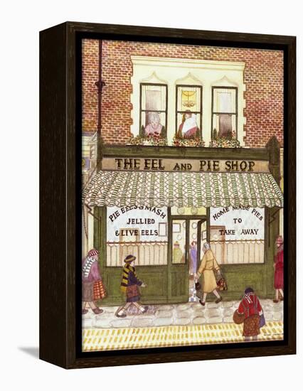 The Eel and Pie Shop, 1989-Gillian Lawson-Framed Premier Image Canvas