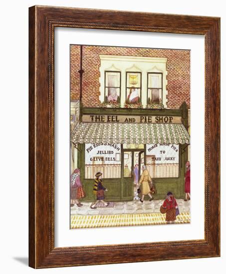 The Eel and Pie Shop, 1989-Gillian Lawson-Framed Giclee Print