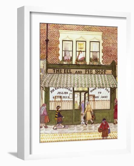 The Eel and Pie Shop, 1989-Gillian Lawson-Framed Giclee Print