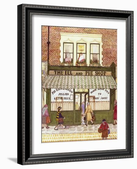 The Eel and Pie Shop, 1989-Gillian Lawson-Framed Giclee Print