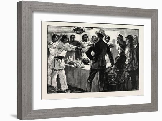 The Effect of His Speech Was to Cause the Whole of Them to Extend their Arms Towards Us with the Fo-William Heysham Overend-Framed Giclee Print