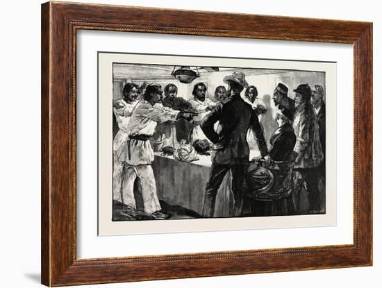 The Effect of His Speech Was to Cause the Whole of Them to Extend their Arms Towards Us with the Fo-William Heysham Overend-Framed Giclee Print